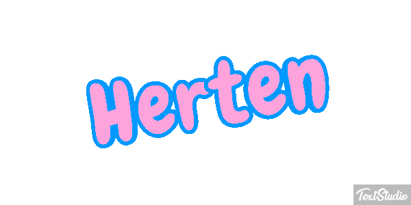Herten Tekst effect