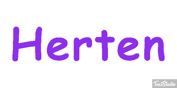 Herten Tekst effect