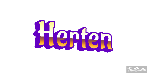 Herten Tekst effect