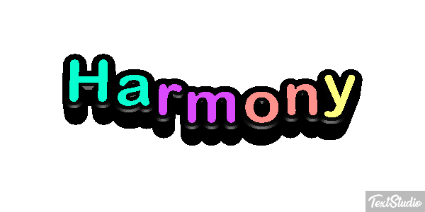 Harmony Effetto testo