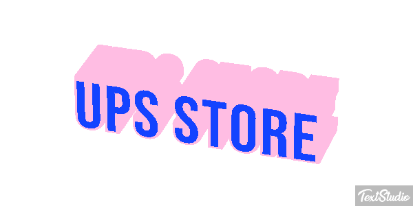 Ups Store Tekst effect