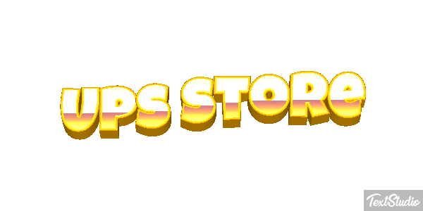 Ups Store Tekst effect