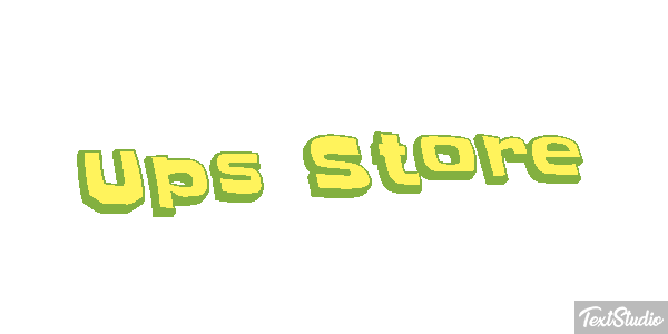 Ups Store Tekst effect