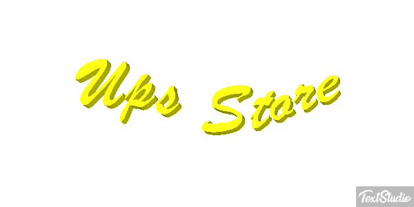 Ups Store Tekst effect