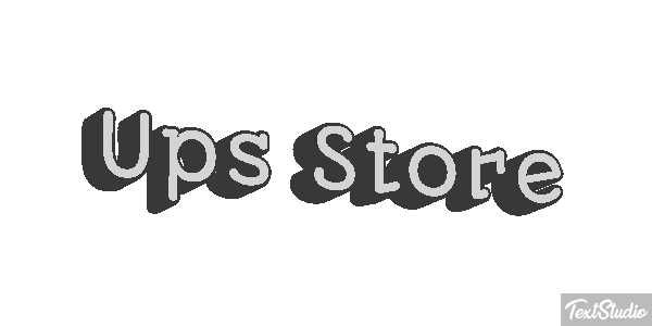 Ups Store Tekst effect