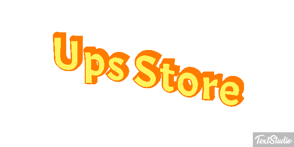 Ups Store Tekst effect