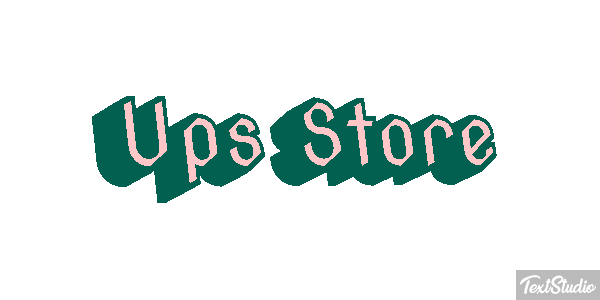 Ups Store Tekst effect
