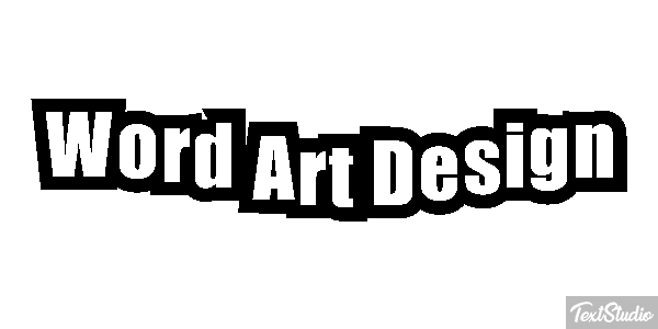 Word Art Design Effetto testo