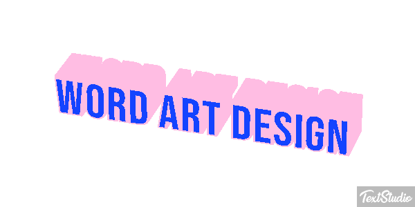 Word Art Design Effetto testo