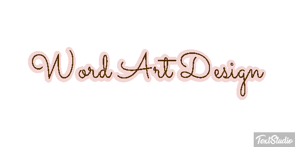 Word Art Design Effetto testo