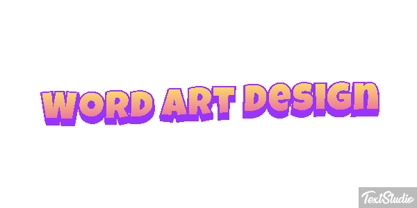 Word Art Design Effetto testo
