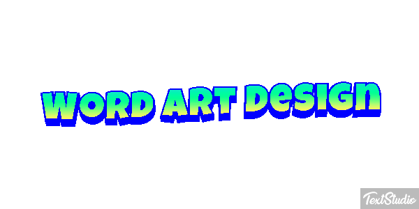Word Art Design Effetto testo