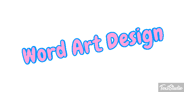 Word Art Design Effetto testo