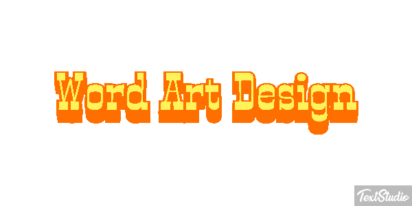 Word Art Design Effetto testo