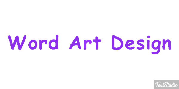 Word Art Design Effetto testo