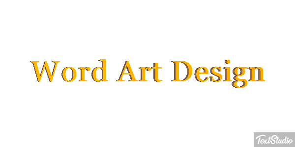 Word Art Design Effetto testo