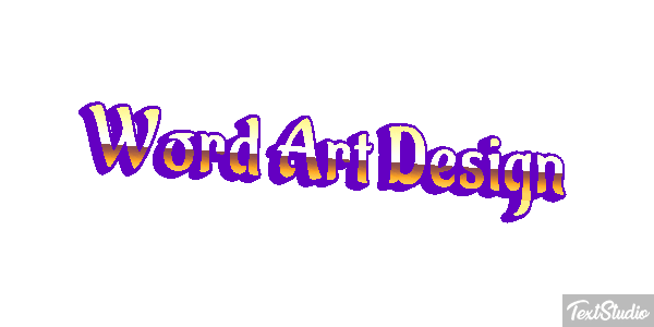 Word Art Design Effetto testo