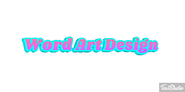 Word Art Design Effetto testo