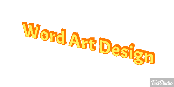 Word Art Design Effetto testo