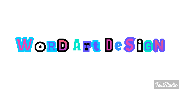 Word Art Design Effetto testo