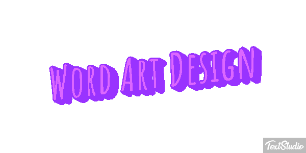 Word Art Design Effetto testo
