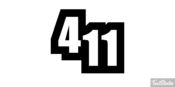 411 Texteffekt