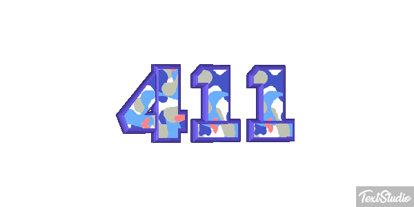 411 Texteffekt