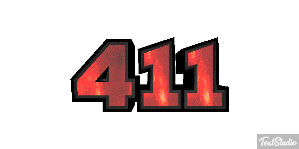 411 Texteffekt