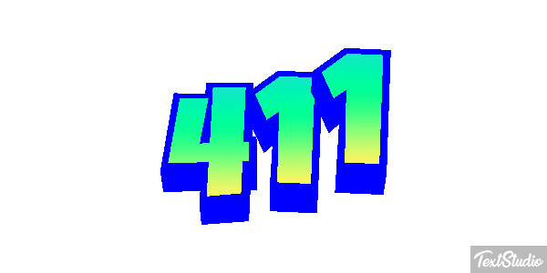 411 Texteffekt