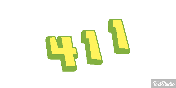 411 Texteffekt