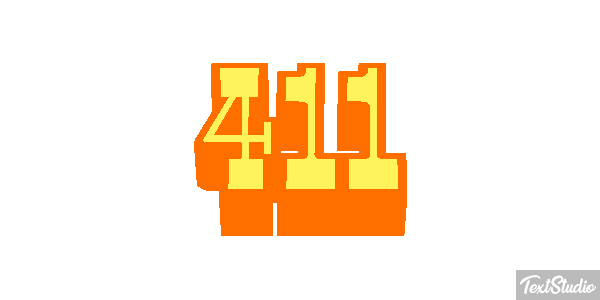 411 Texteffekt
