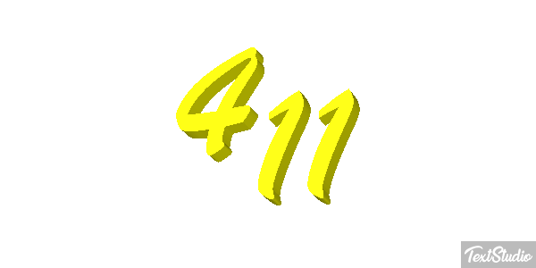 411 Texteffekt