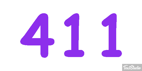 411 Texteffekt