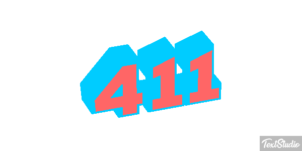 411 Texteffekt