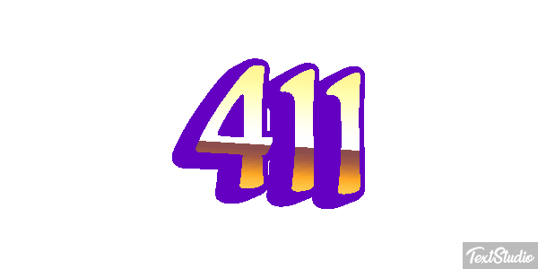 411 Texteffekt