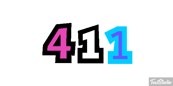 411 Texteffekt