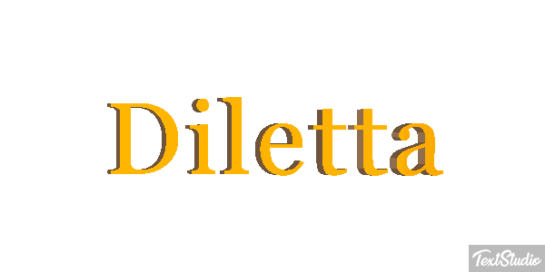 Diletta Effetto testo
