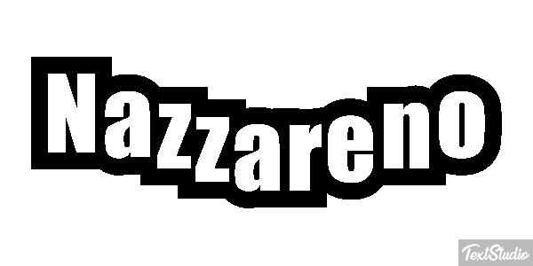 Nazzareno Efecto de texto