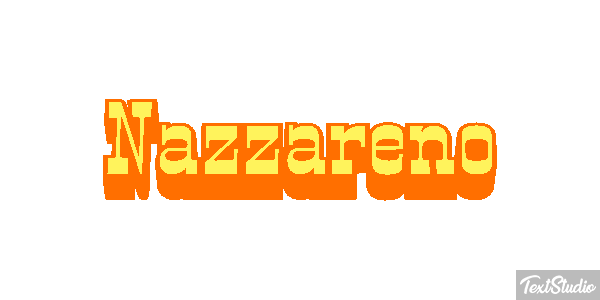 Nazzareno Efecto de texto