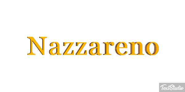 Nazzareno Efecto de texto