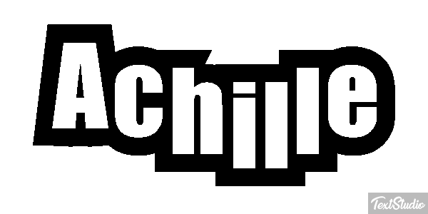 Achille Текстовый эффект