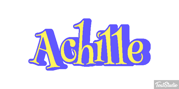 Achille Текстовый эффект