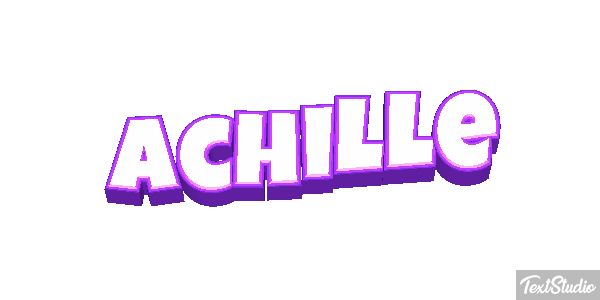 Achille Текстовый эффект