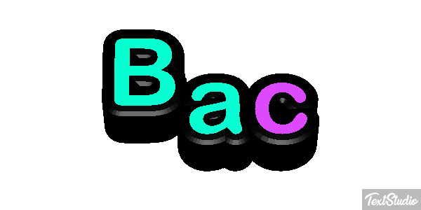Bac Effetto testo