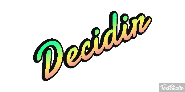 Decidir Efeito do texto