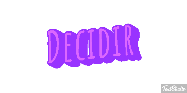 Decidir Efeito do texto