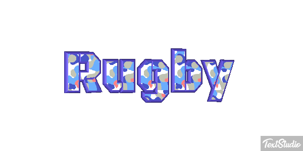 Rugby Efeito do texto