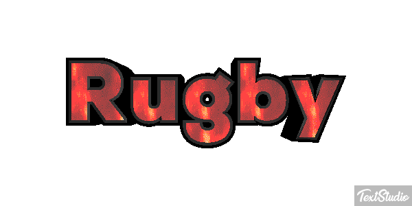 Rugby Efeito do texto