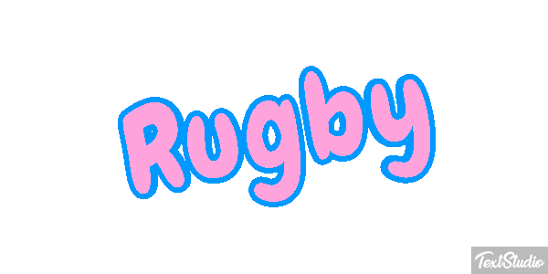Rugby Efeito do texto