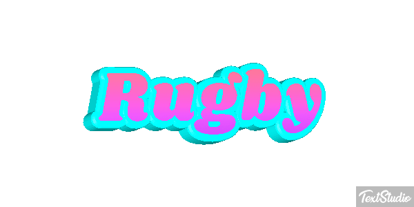 Rugby Efeito do texto